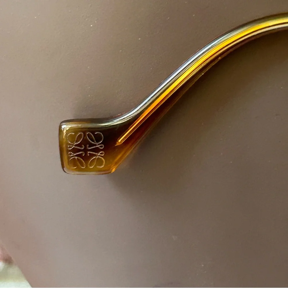 •Loewe LW50022U 030 Gold Rimless Eyeglasses Frame Made In Italy